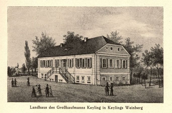 Landhaus des Großkaufmanns Keyling in Keylings Weinbergen