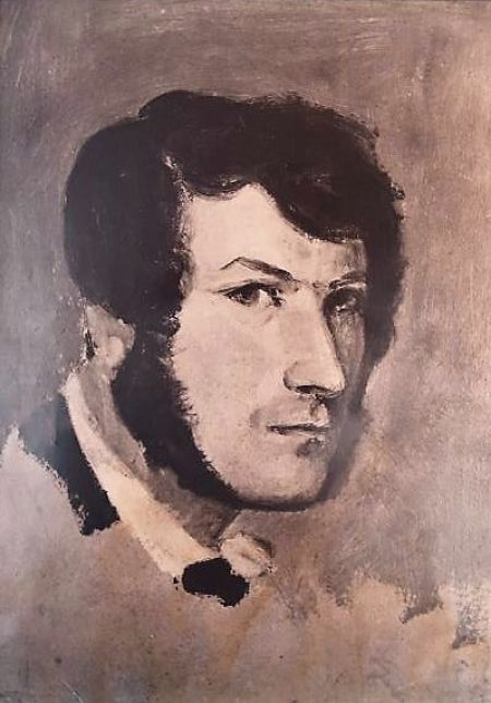Carl Blechen, Selbstbildnis, 1829